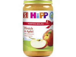 HiPP Bio Fruechte Pfirsich in Apfel