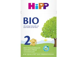 HiPP Milchnahrung Bio 600g 2 x 300 g HiPP 2 Bio Folgemilch