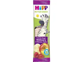 HiPP Bio Riegel Fruechte Freund 23g Himbeere in Banane Apfel Suesse nur aus Fruechten