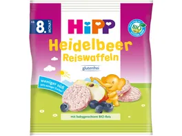 HiPP Knabberprodukte 30g Heidelbeer Reiswaffeln
