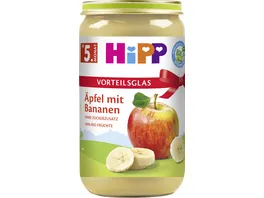 HiPP Bio Fruechte Aepfel mit Bananen