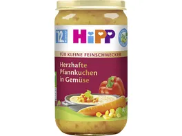 HiPP fuer kleine Feinschmecker Herzhafte Pfannkuchen in Gemuese 250g