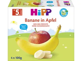 HiPP Bio Fruechte im Becher Banane in Apfel