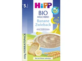 HiPP Bio Milchbreie ohne Zuckerzusatz