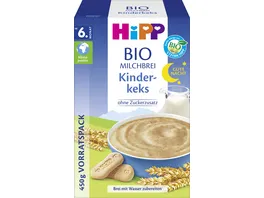 HiPP Bio Milchbreie Gute Nacht Brei Kinderkeks