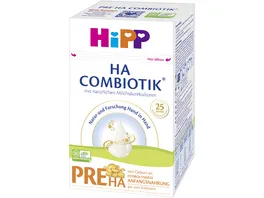 HIPP Milchnahrung HA Combiotik HIPP Pre HA Anfangsnahrung
