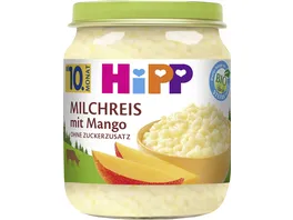 HiPP Bio Kleine Mehlspeise Milchreis mit Mango
