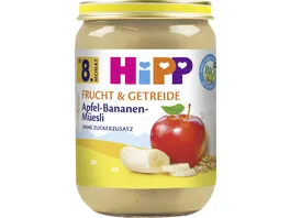 HiPP Bio Frucht und Getreide Apfel Bananen Mueesli
