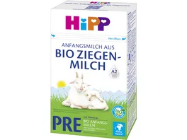 HiPP Milchnahrung aus Bio Ziegenmilch Pre Anfangsmilch aus Bio Ziegenmilch