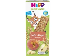 HiPP Bio fuer Kinder Luchs Hafer Riegel Pfirsich