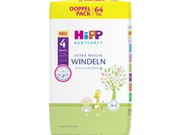 HiPP Babysanft Windeln Maxi 4 Doppelpack