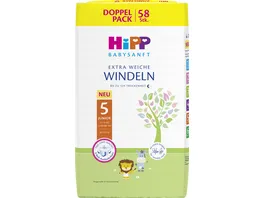 HiPP Babysanft Windeln Junior 5 Jumbo