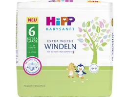 HiPP Babysanft Windeln Extra Large 6 Einzel
