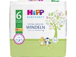 HiPP Babysanft Windeln Extra Large 6 Einzel