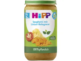 HiPP 100 pflanzlich Spaghetti mit Linsen Bolognese