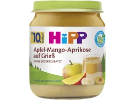 HiPP Apfel Mango Aprikose auf Griess