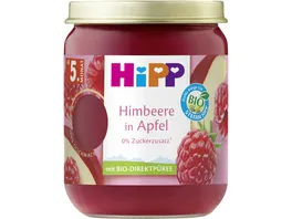 HiPP Bio Babyglaeschen Himbeere in Apfel