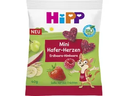 HiPP Mini Hafer Herzen Erdbeere Himbeere