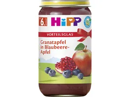 HiPP Fruechte Granatapfel in Blaubeere Apfel