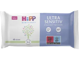 HIPP Babysanft Ultra Sensitiv Feuchttuecher 5er Vorteilspack