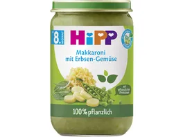 Hipp Makkaroni mit Erbsen Gemuese