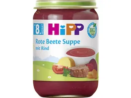 HiPP Bio Rote Beete Suppe mit Rind