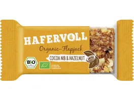 HAFERVOLL Bio Flapjack Cocoa Nib Hazelnut