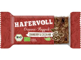 HAFERVOLL Bio Flapjack Cranberry Cocoa Nib
