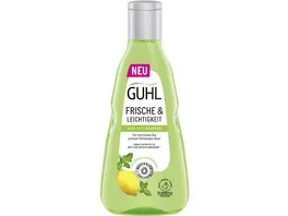 GUHL FRISCHE LEICHTIGKEIT Anti Fett Shampoo fuer normales bis schnell fettendes Haar 250 ml