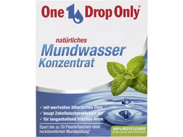 One Drop Only natuerliches Mundwasser Konzentrat