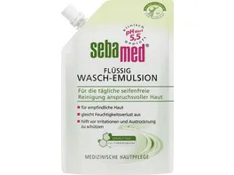 Sebamed Fluessig Wasch Emulsion mit Olive Nachfuellbeutel