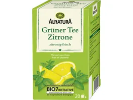 Alnatura Bio Gruener Tee Zitrone