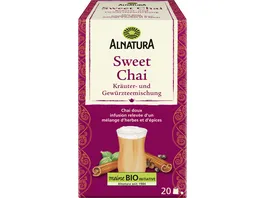 Alnatura Bio Sweet Chai Kraeuter und Gewuerztee