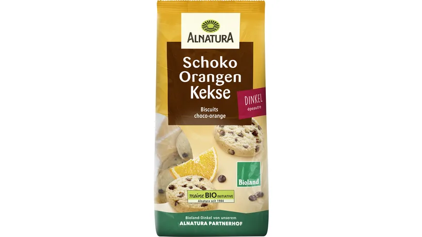 Alnatura Schoko Orangen Kekse 150G online bestellen | MÜLLER