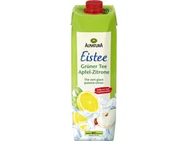 Alnatura Bio Eistee Gruener Tee Apfel Zitrone