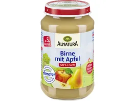 Alnatura Bio Birne mit Apfel Babyglaeschen