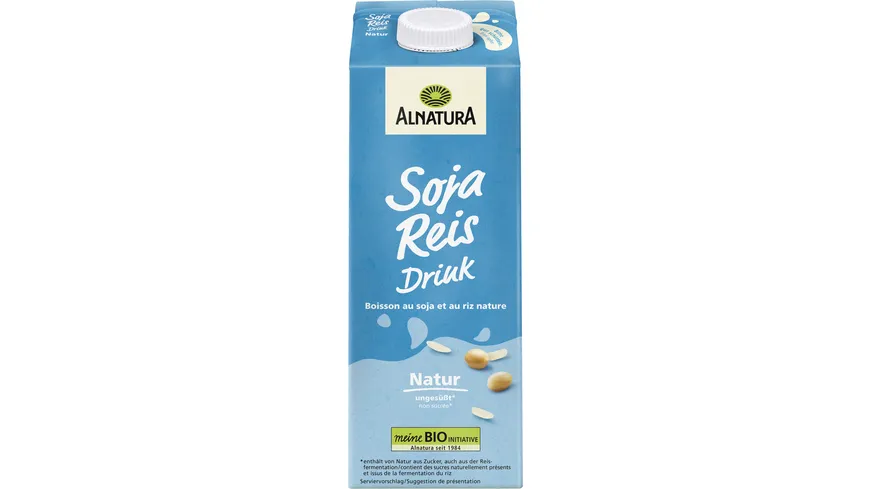 Alnatura Bio Soja-Reis-Drink, ungesüßt online bestellen