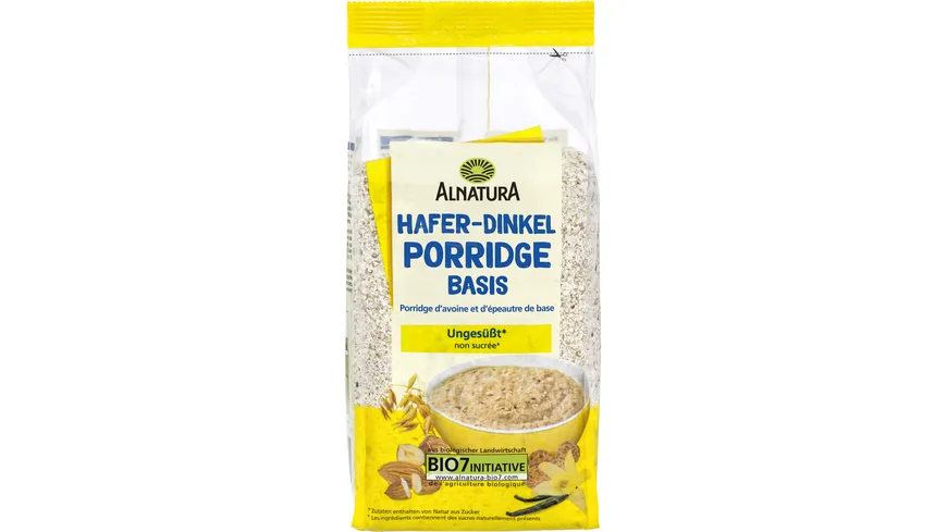 Alnatura Hafer-Dinkel Porridge Basis 500g
