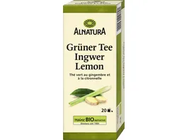 Alnatura Bio Gruentee Ingwer Lemon