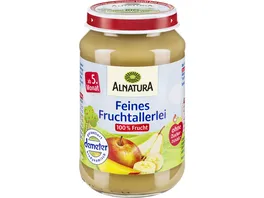 Alnatura Bio Feines Fruchtallerlei Babyglaeschen