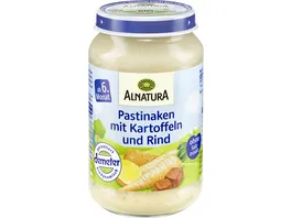 Alnatura Bio Pastinake Kartoffel Rind Babyglaeschen ab 6 Mon