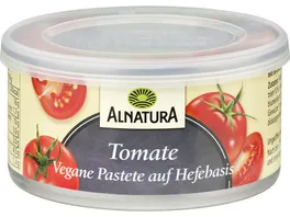 Alnatura Bio Vegane Pastete auf Hefe Basis Tomate