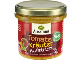 Alnatura Bio Brotaufstrich Gartengemuese Tomate Kraeuter