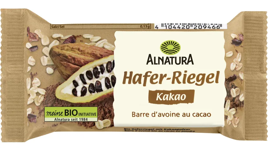 Alnatura Hafer Riegel Kakao 60G online bestellen MÜLLER