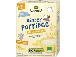 Alnatura Bioland Kinder Porridge Hafer Banane Baby