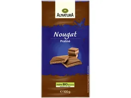 Alnatura Nougat Schokolade 100G