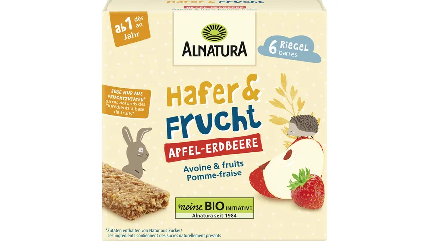Alnatura Hafer&Frucht Apfel-Erdbeere (Ab 1 Jahr)