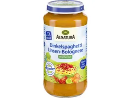 Alnatura Bio Pasta mit Linsenbolognese