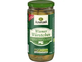Alnatura Bio Wiener Wuerstchen Glas