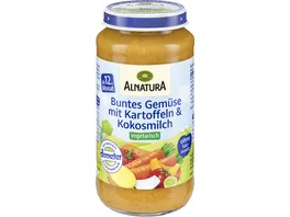 Alnatura Bio Buntes Gemuese mit Kartoffeln Kokosmilch vegetarisch